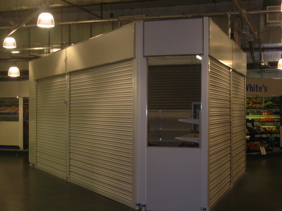 Roller Shutter Doors inside