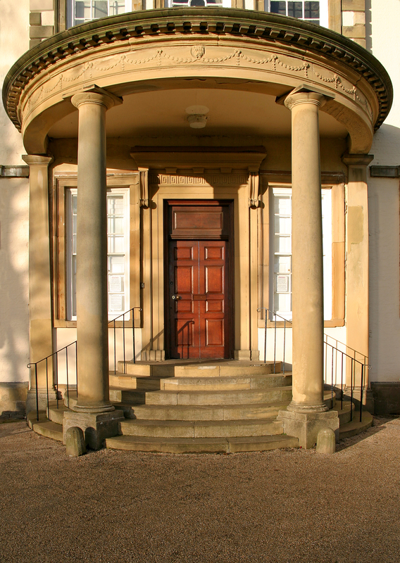 Mahogany security door
